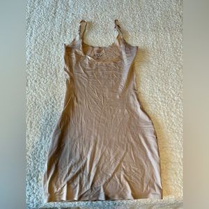Assets Red Hot Label Nude Mesh Spanx Minimizer Dress XL